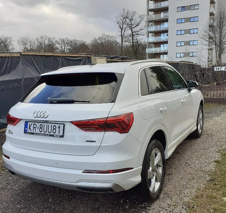 Audi Q3 cena 112000 przebieg: 73800, rok produkcji 2019 z Kraków małe 254